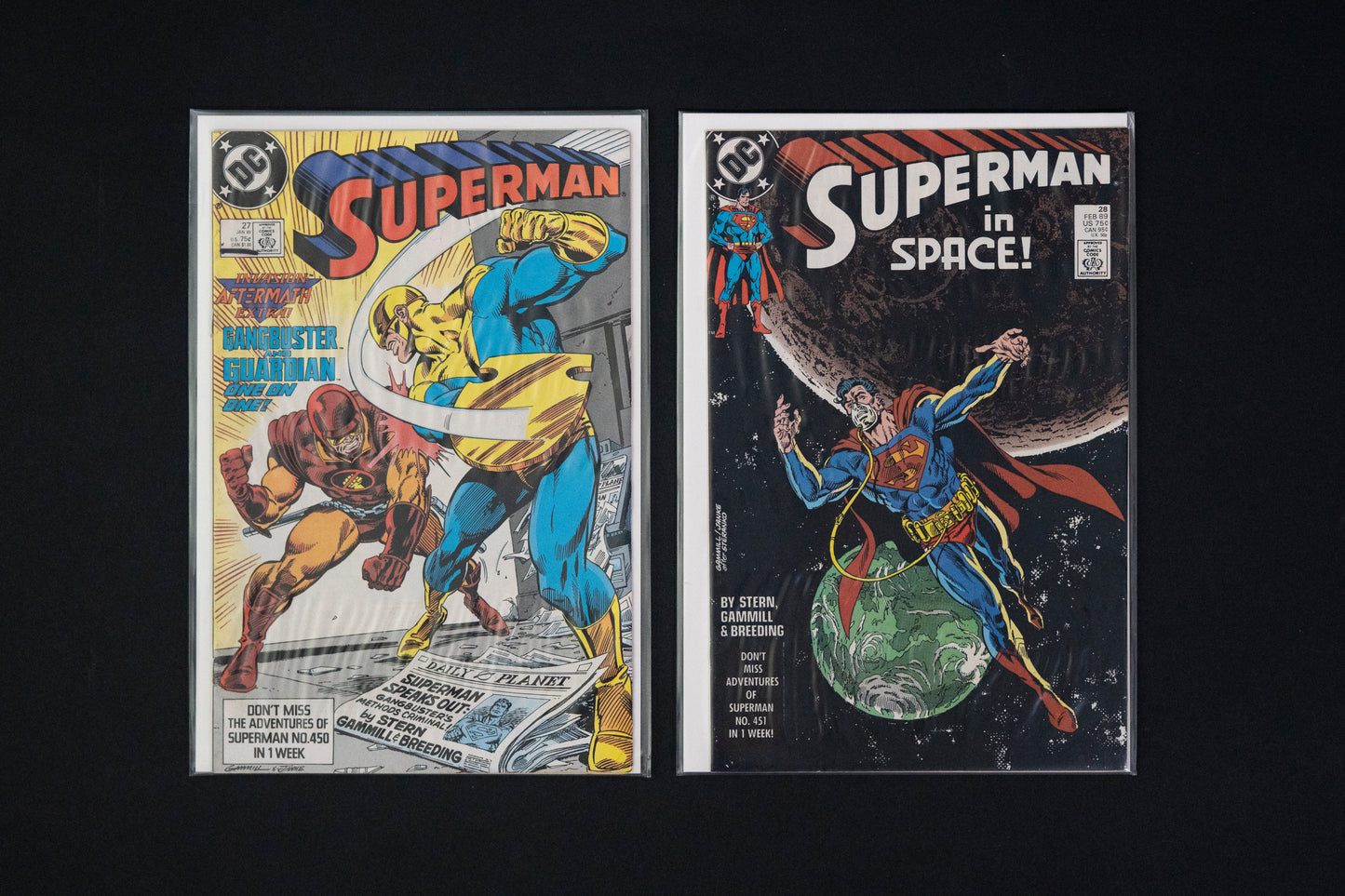 Superman, Vol.2, #1-87 PLUS #75 Memorial Edition, DC Comics, 1987 - 1994
