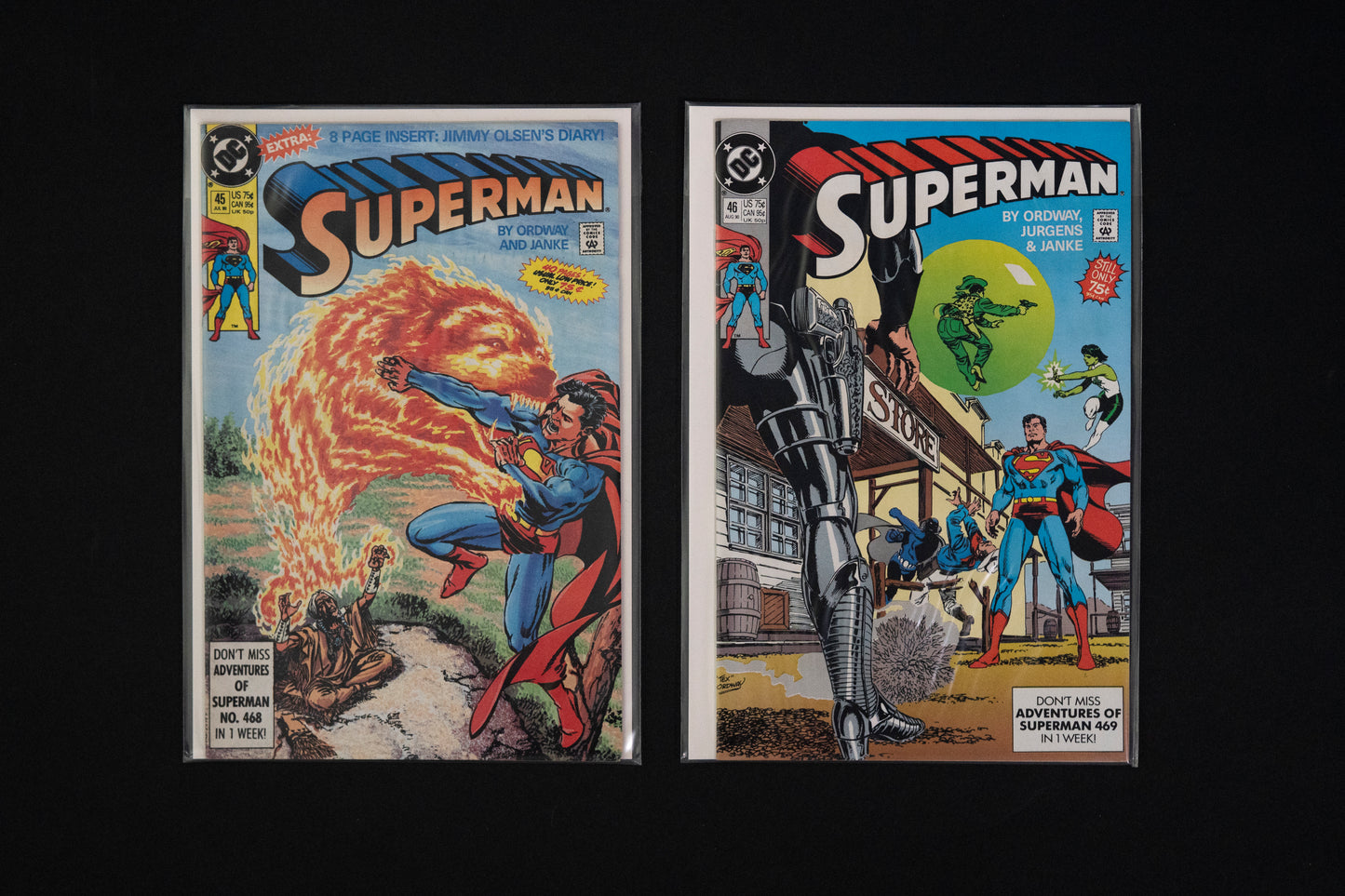 Superman, Vol.2, #1-87 PLUS #75 Memorial Edition, DC Comics, 1987 - 1994