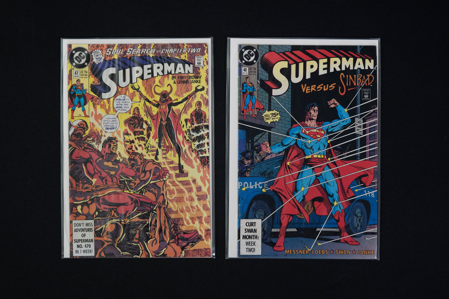 Superman, Vol.2, #1-87 PLUS #75 Memorial Edition, DC Comics, 1987 - 1994