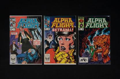 Alpha Flight, #1-76 Run, Marvel Comics, 1983-1989
