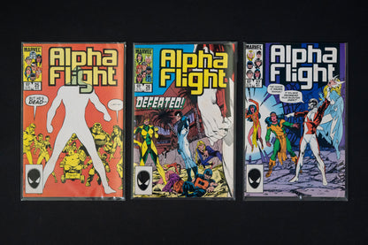 Alpha Flight, #1-76 Run, Marvel Comics, 1983-1989