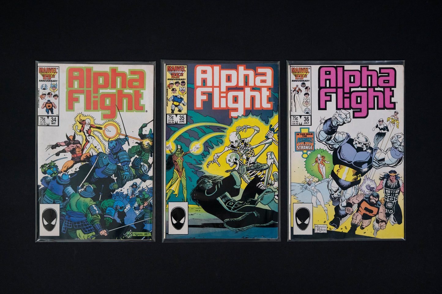 Alpha Flight, #1-76 Run, Marvel Comics, 1983-1989