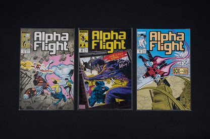 Alpha Flight, #1-76 Run, Marvel Comics, 1983-1989