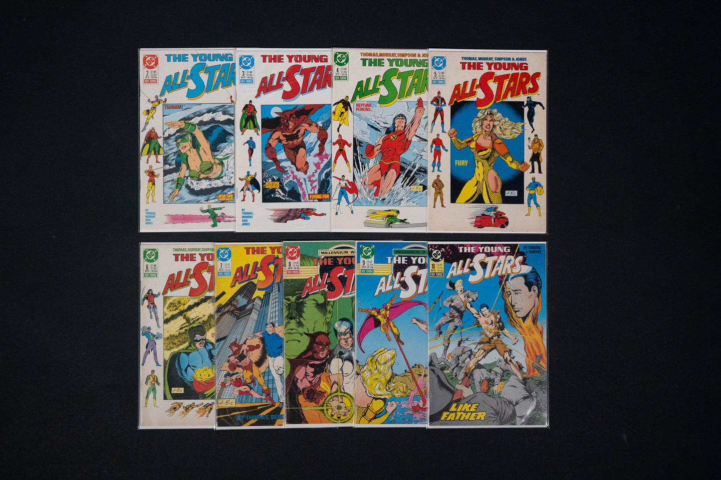 The Young All-Stars, #2-10, DC Comics, 1987