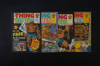 The Thing is Big Ben, #2 3 4 6, Marvel UK Comics, 1984