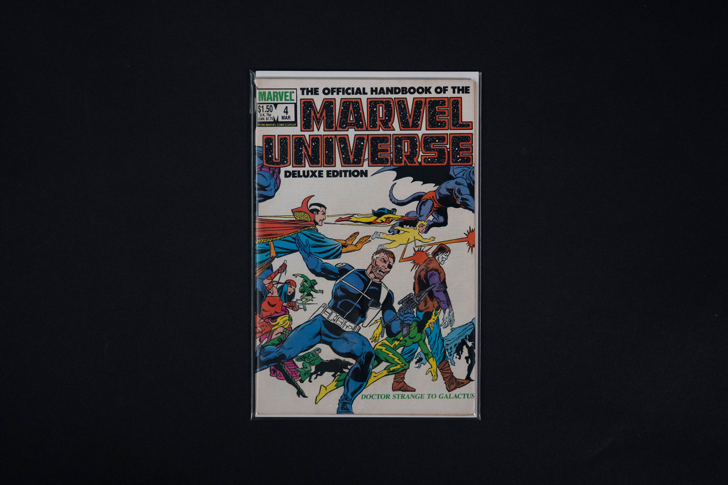 Official Handbook of the Marvel Universe, #4, Deluxe Edition, Marvel Comics, 1985