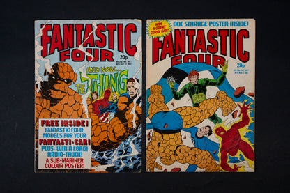 Fantastic Four, #2 3 4 5 7 9 13 14 & 17, Marvel UK Comic, 1982 1983