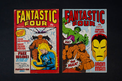 Fantastic Four, #3 & 9, Marvel UK Comic, 1982