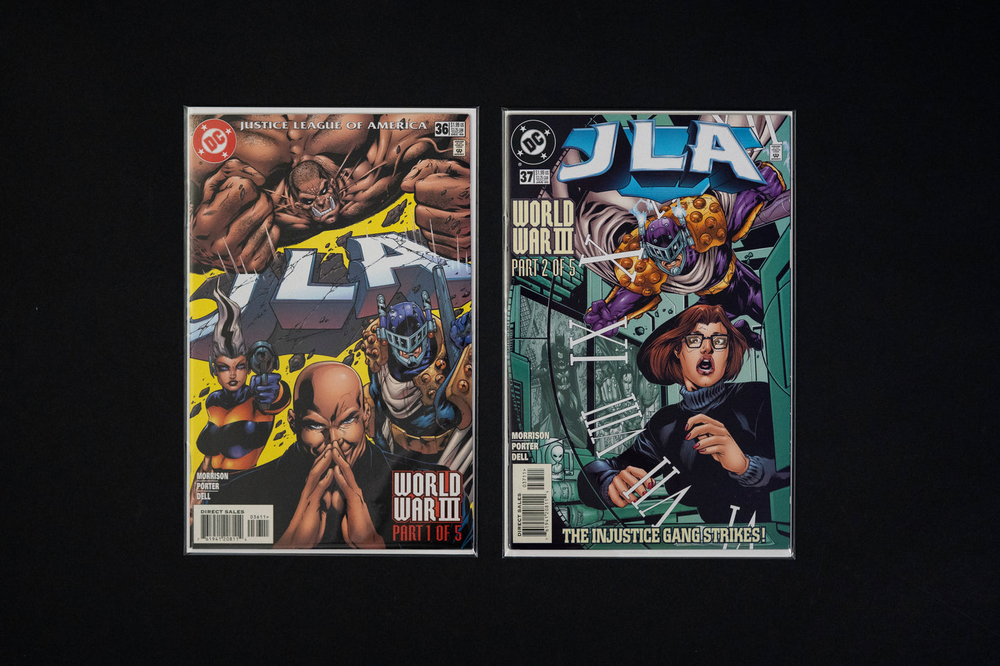 JLA, #36 & 37, DC Comics, 1999-2000