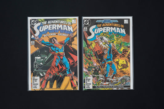 Adventures of Superman, #425 & 426, DC Comics, 1987