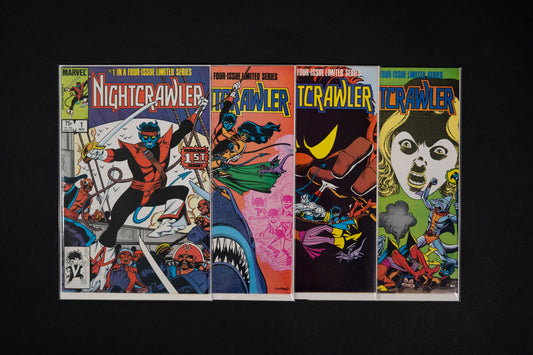 Nightcrawler, #1-4 Complete Series, Marvel Comics, 1985