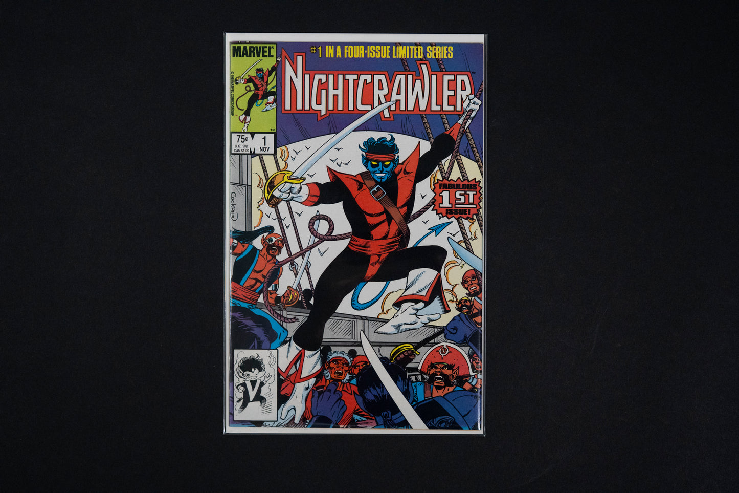 Nightcrawler, #1-4 Complete Series, Marvel Comics, 1985