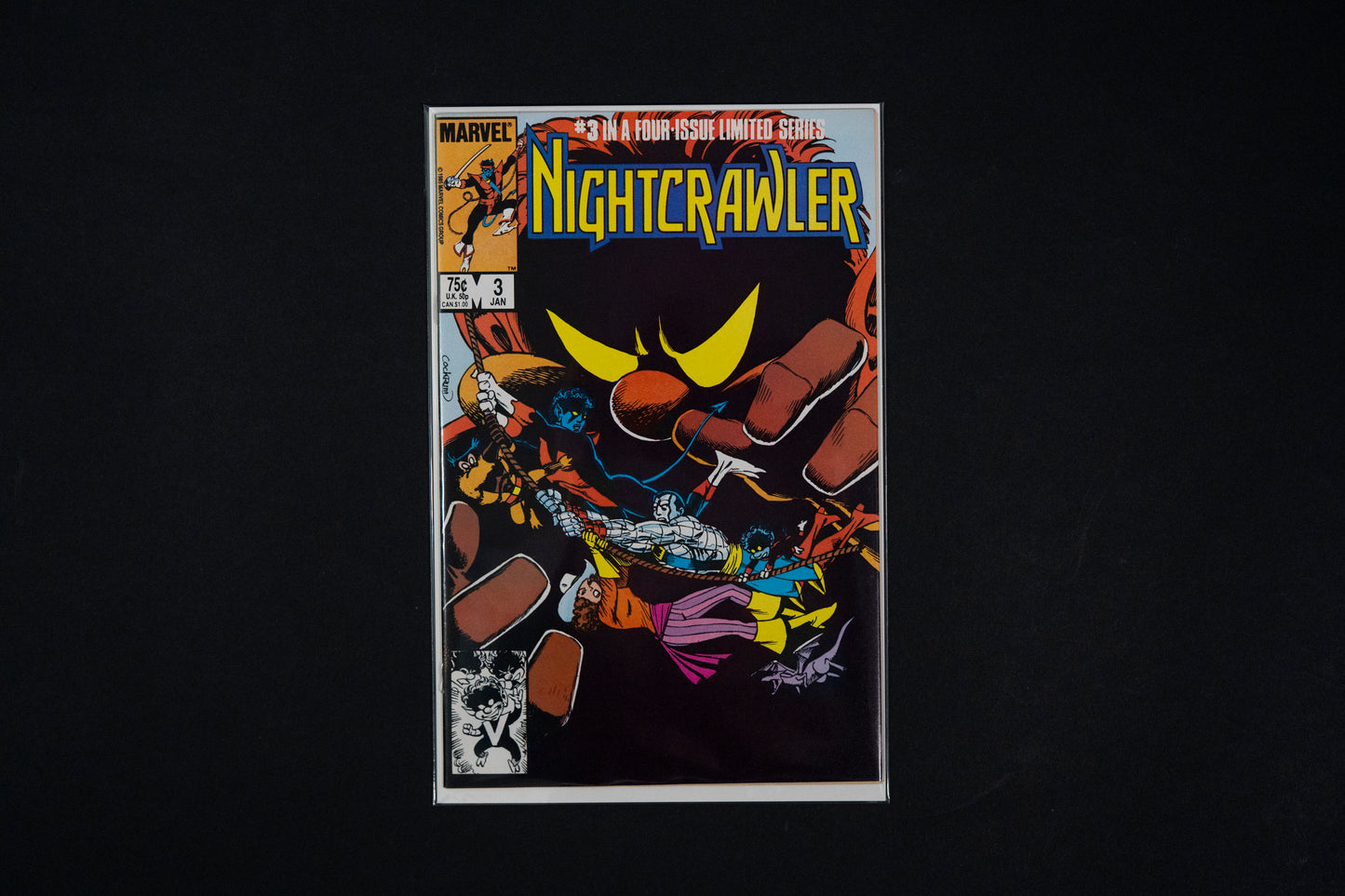 Nightcrawler, #1-4 Complete Series, Marvel Comics, 1985