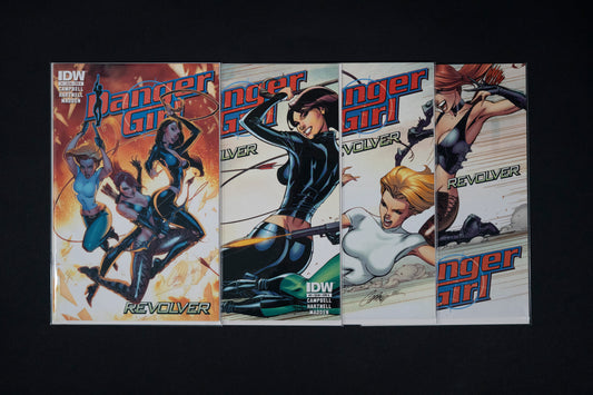 Danger Girl, Revolver, 1-4 Complete Set, IDW Comics, 2012