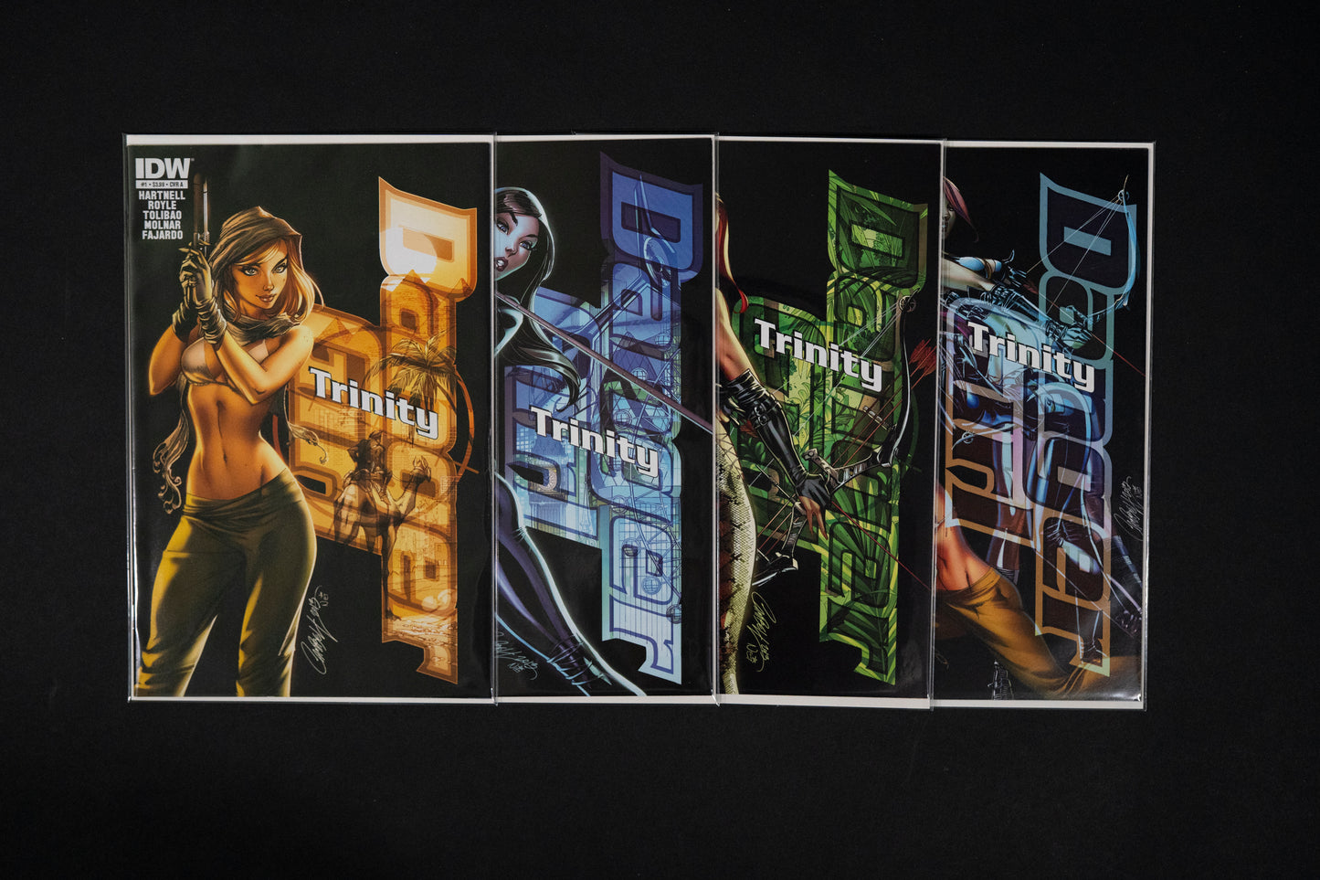Danger Girl, Trinity, 1-4 Complete Set, IDW Comics, 2013
