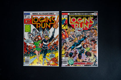 Logans Run, Complete Set 1-7, Marvel Comics, 1977