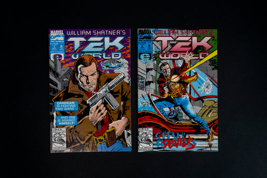 William Shatner's TEK World, #1 & #2, Marvel Comics Epic Comics, 1992, 30th Anniversary Edition