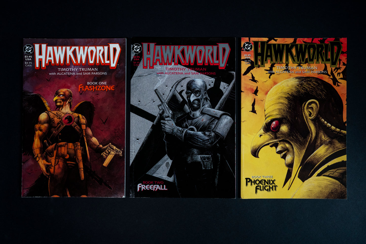 Hawkworld, Complete set (Book 1 2 & 3), DC Comics, 1989