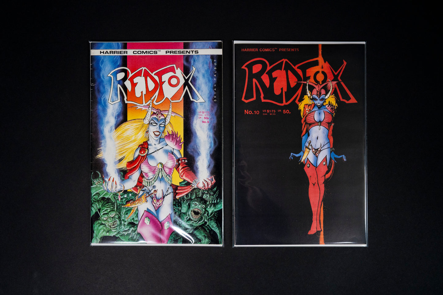 Redfox (Barbarian Female), #6 #7 #8 #9 #10, Harrier Comics