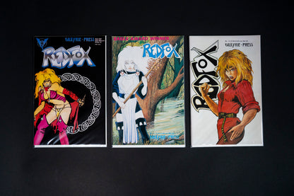 Redfox (Barbarian Female), #11 #12 #13 #14 #15, Valkyrie Press Comics