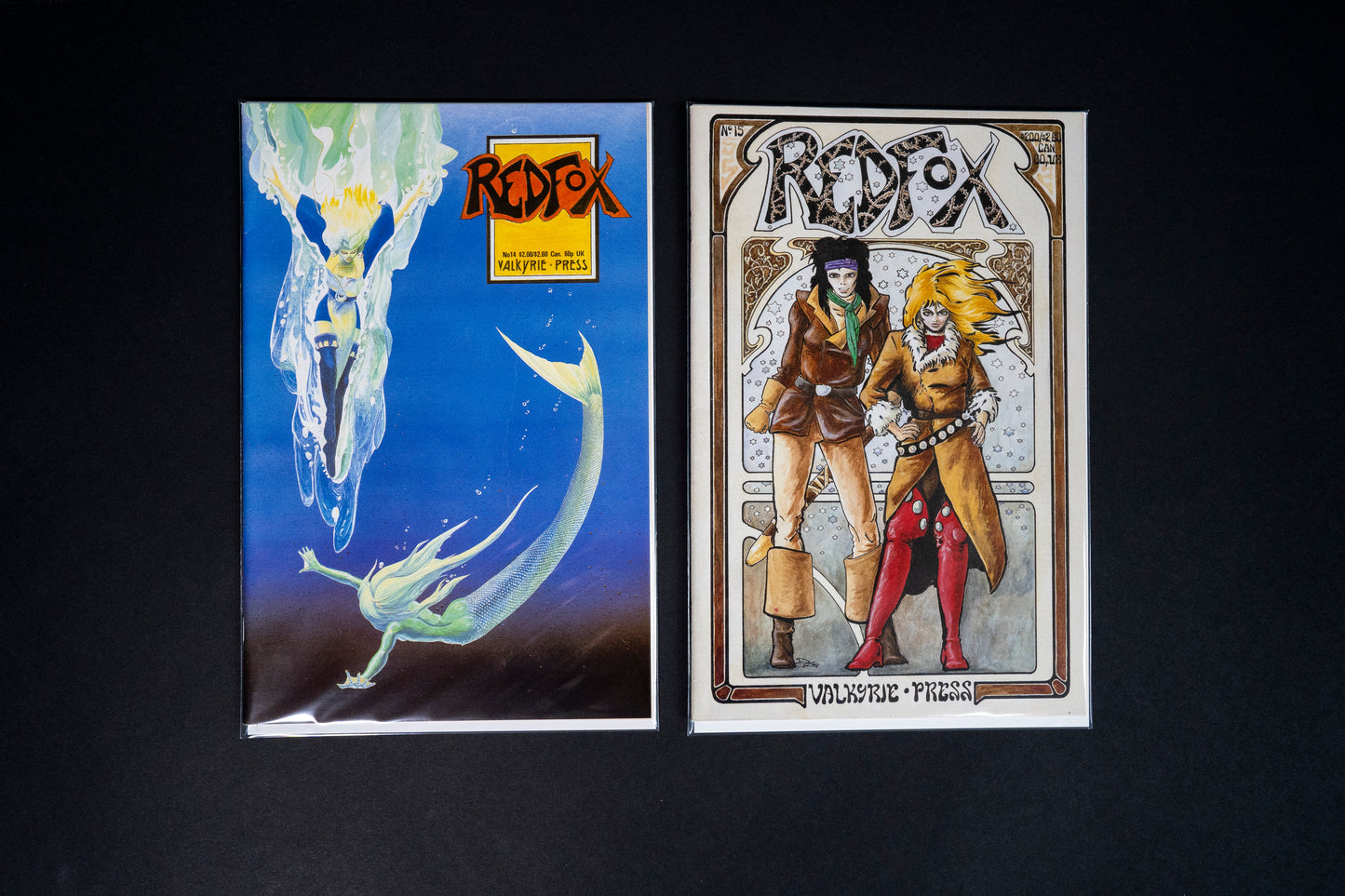 Redfox (Barbarian Female), #11 #12 #13 #14 #15, Valkyrie Press Comics