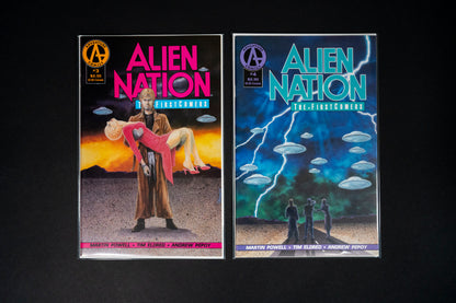 Alien Nation, The First Comers, Complete Set 1-4 (1 2 3 & 4), Adventure Comics, 1991