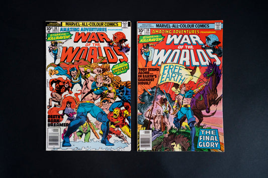 War of the Worlds, #38 & #39, Marvel Comics, 1976, Featuring Killraven