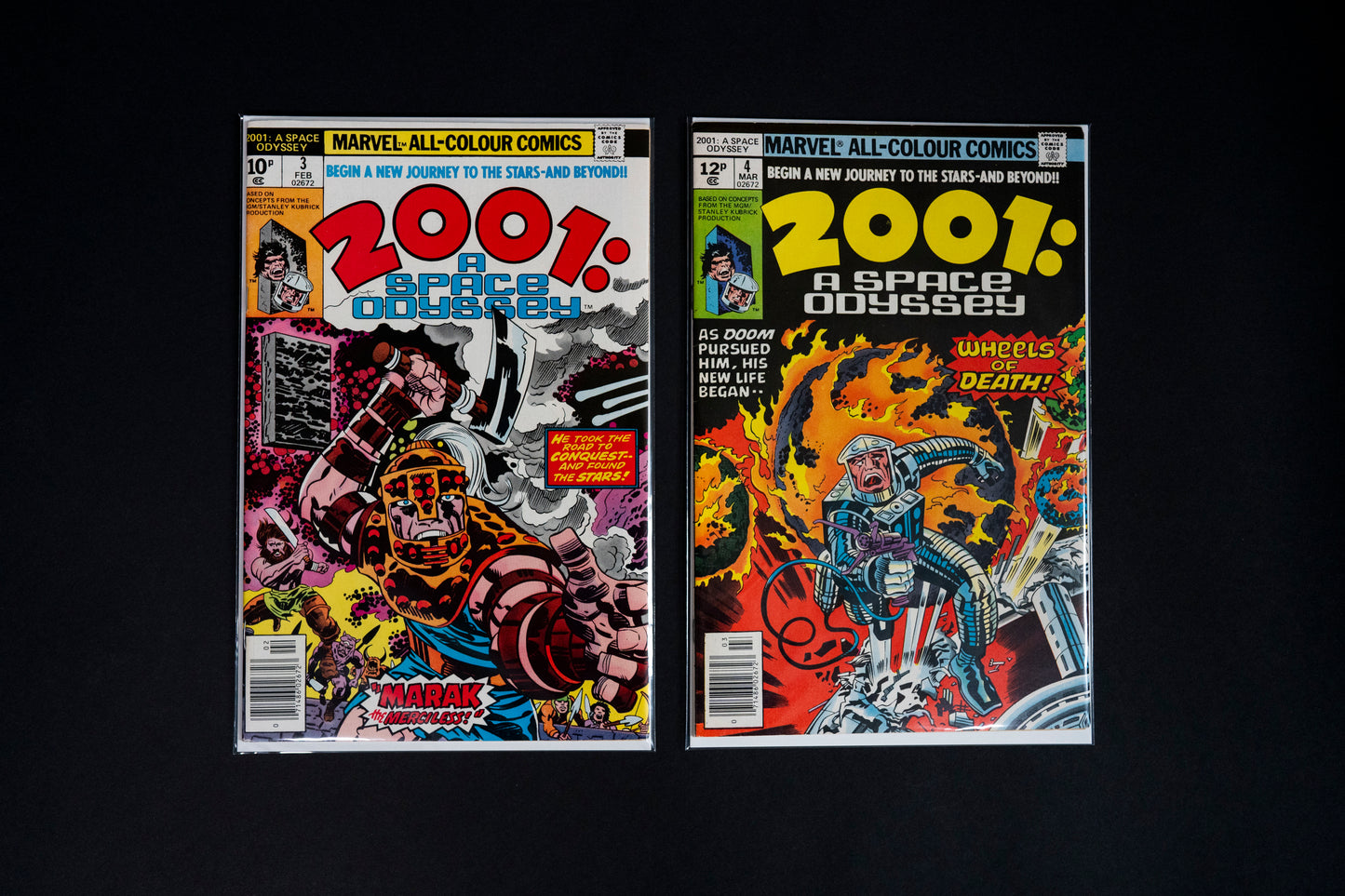 2001: A Space Odyssey, Complete Set 1-10, Marvel Comics, 1976