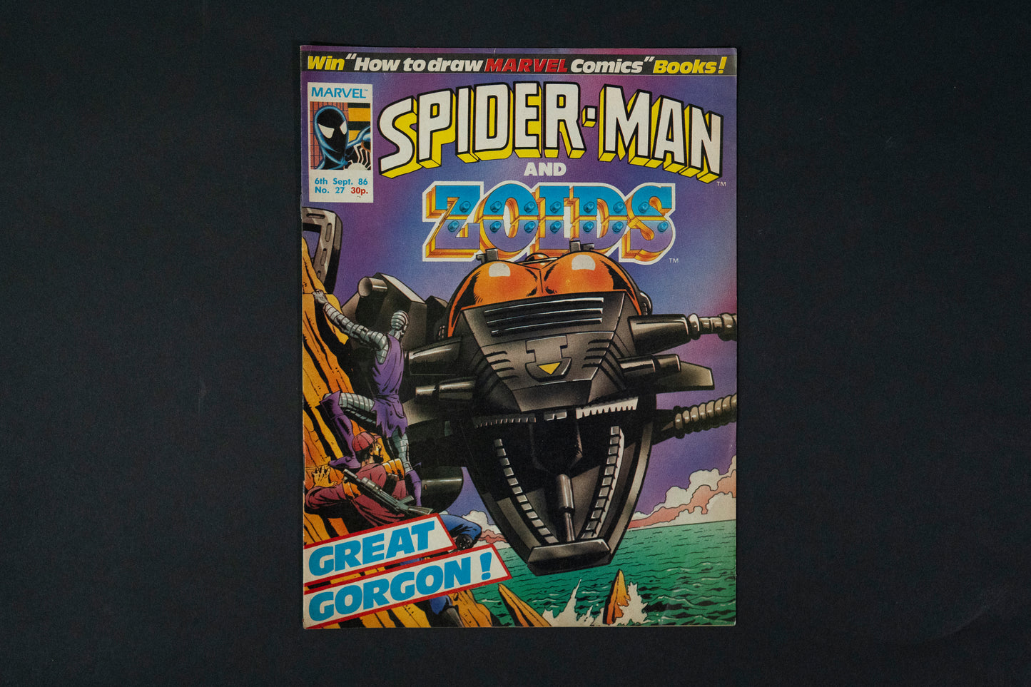 Spider-Man and Zoids #27 28 [1986] & 29 [1987] PLUS Spiderman #616 [1984] Marvel Comics