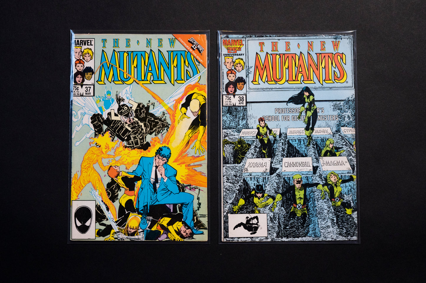 The New Mutants, Vol. 1 #37 & #38, Marvel Comics, 1986