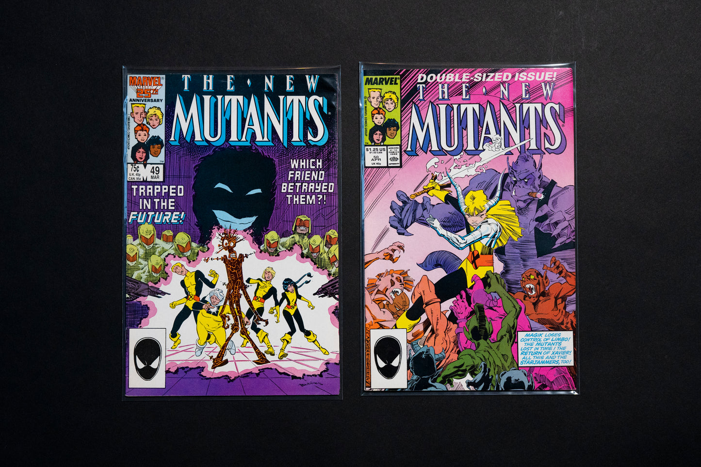 The New Mutants, Vol. 1 #49 & #50, Marvel Comics, 1987