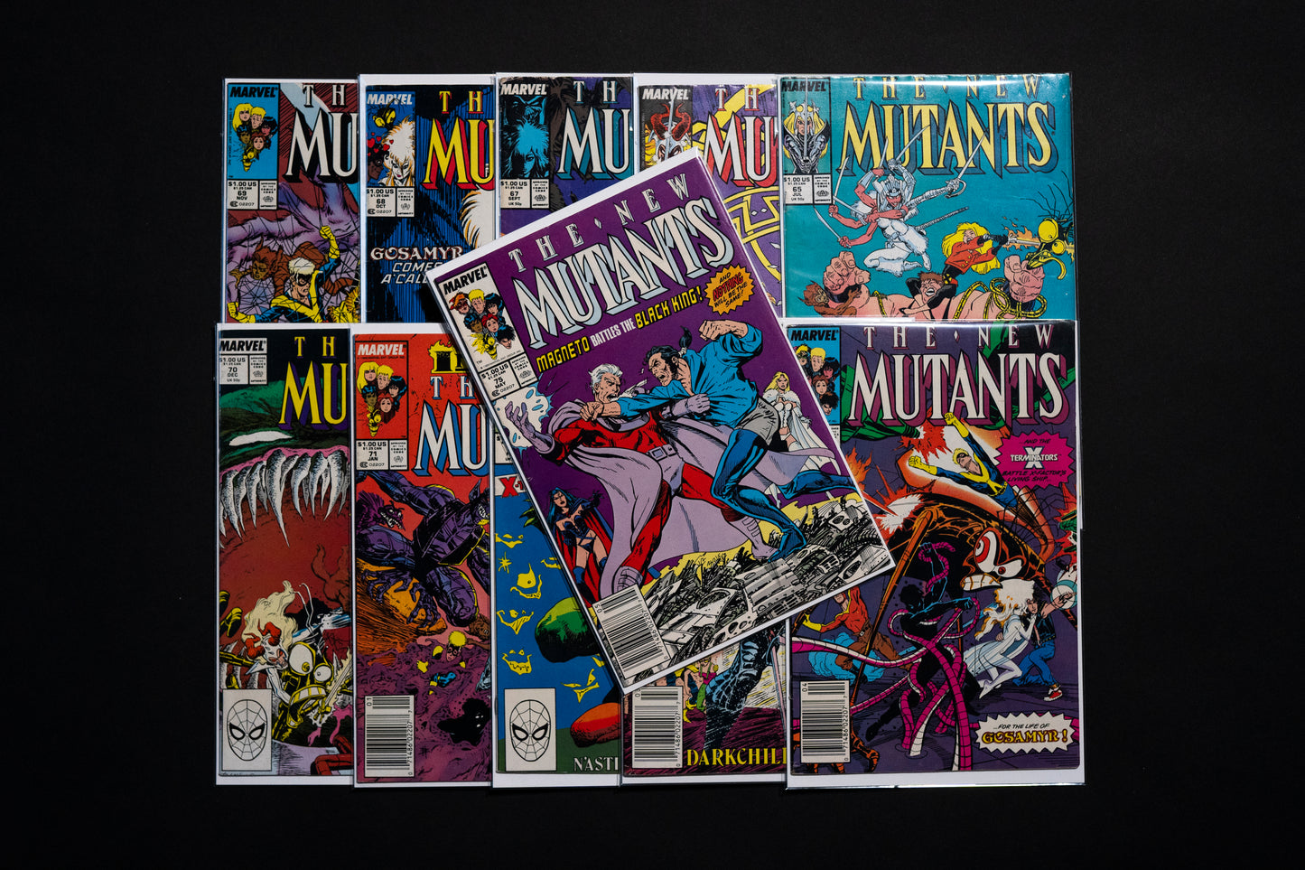 The New Mutants, Vol. 1 #65-#75, Marvel Comics, 1988-1989