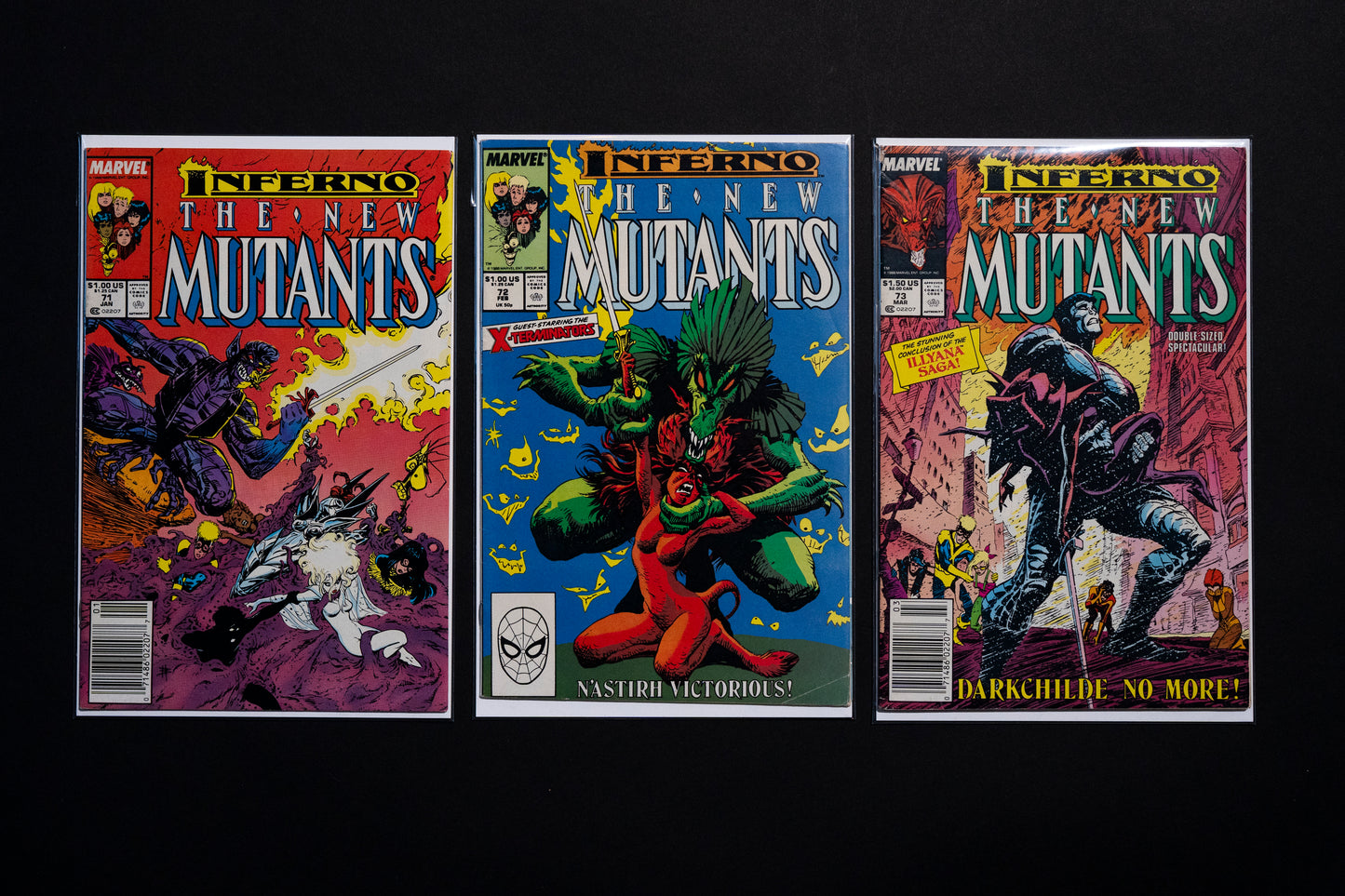 The New Mutants, Vol. 1 #65-#75, Marvel Comics, 1988-1989