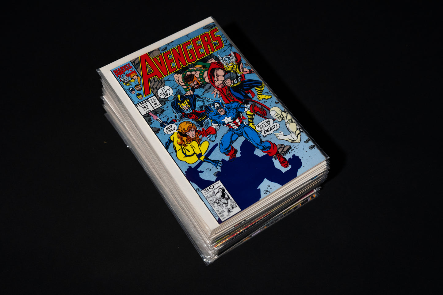 The Avengers, Vol.1, #343-378 run, x36 comic bundle, Marvel Comics, 1992 1993 1994