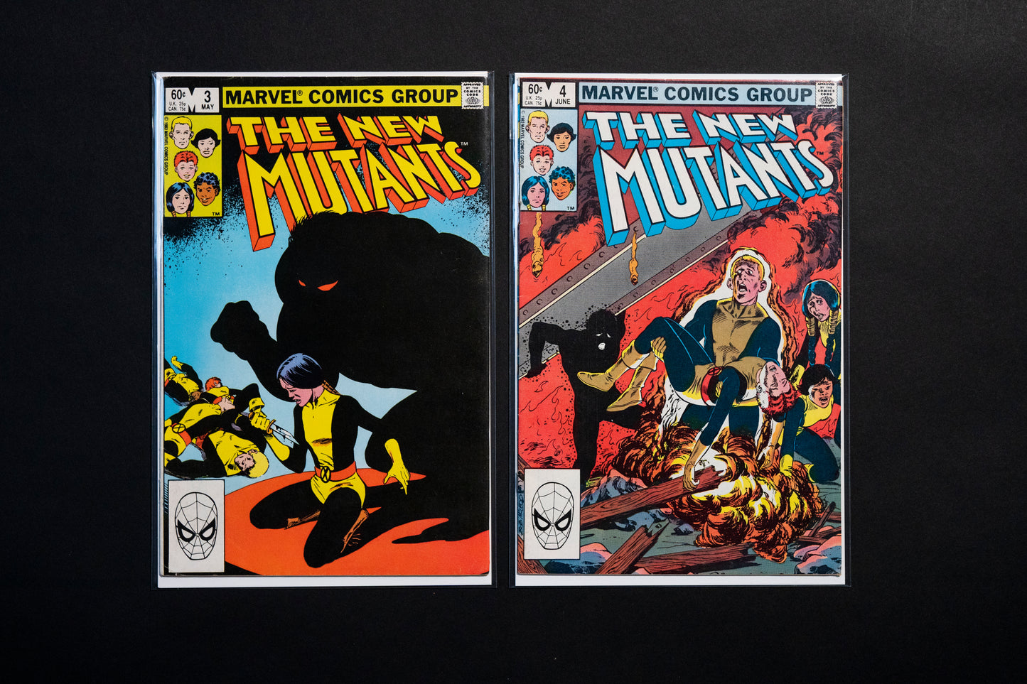 The New Mutants, Vol. 1 #3 & #4, Marvel Comics, 1983