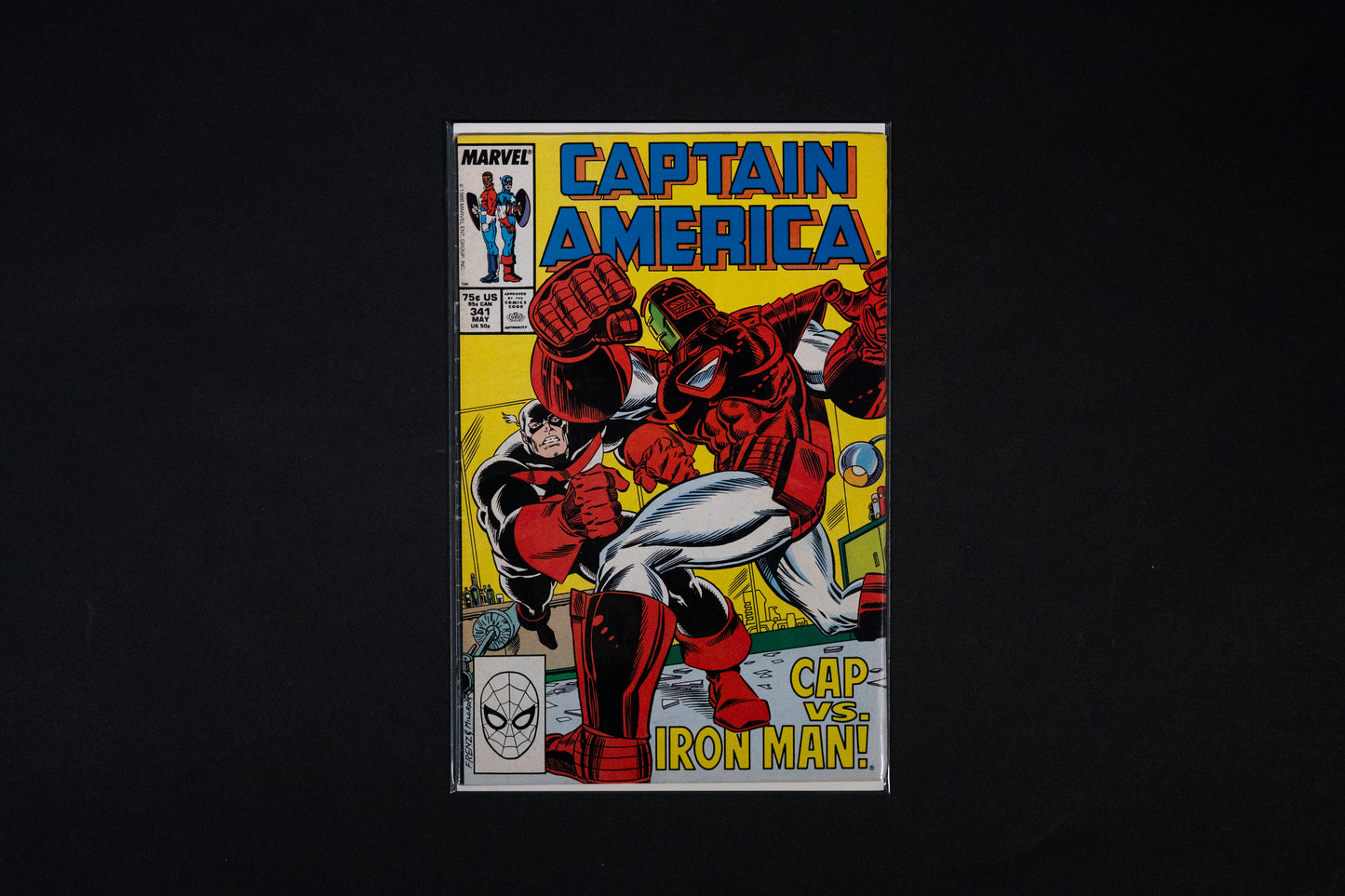 Captain America, #341, 342 & 343, Marvel Comics, 1988