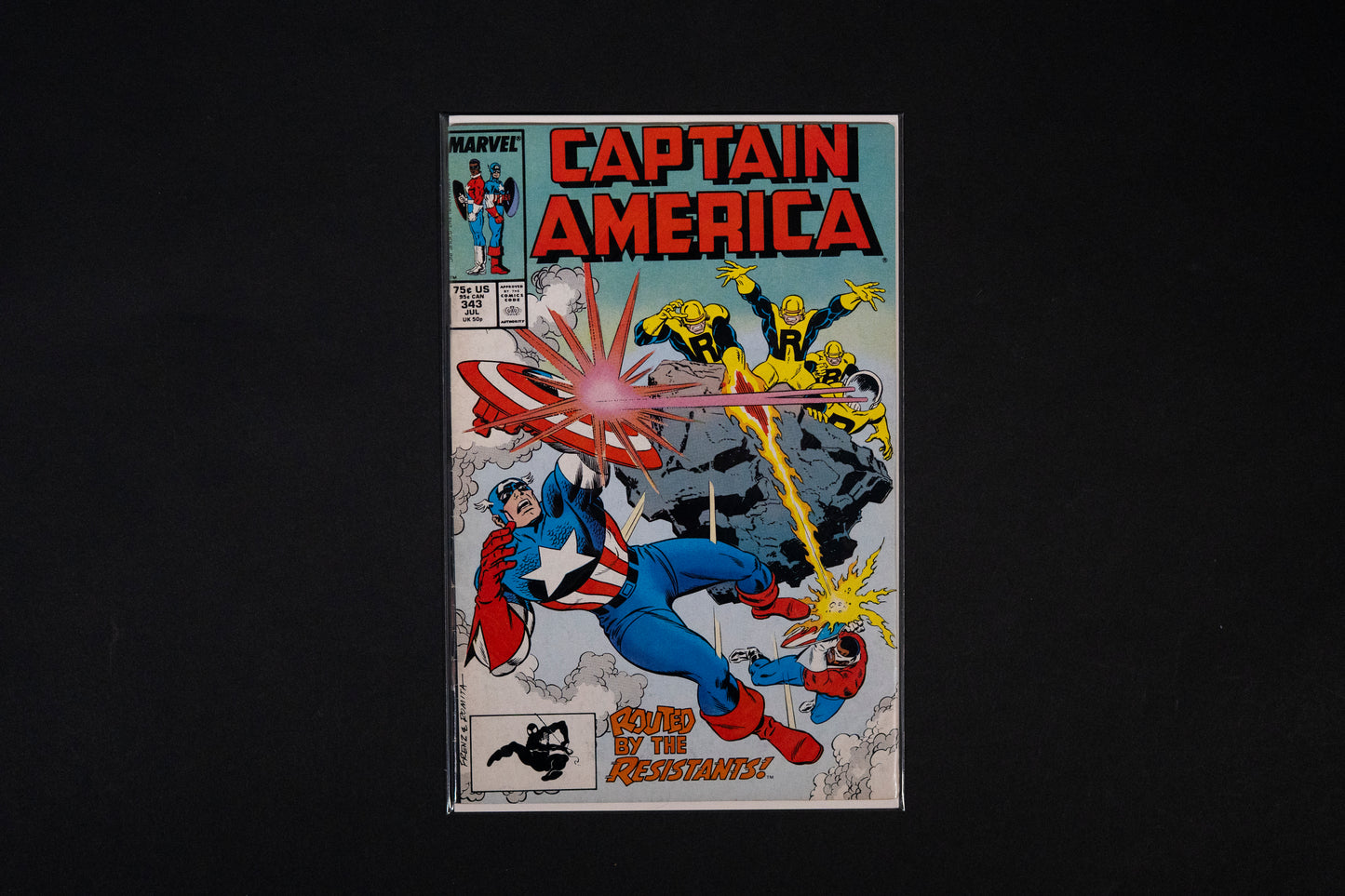 Captain America, #341, 342 & 343, Marvel Comics, 1988