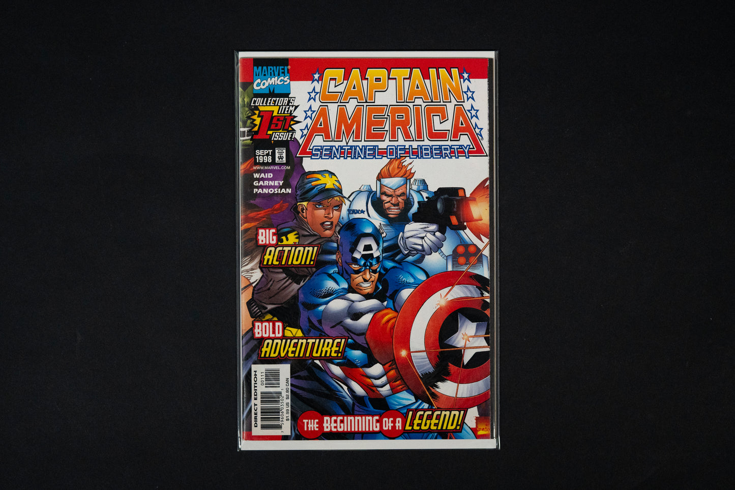 Captain America Sentinel of Liberty, #1 & 2, Marvel Comics, 1998