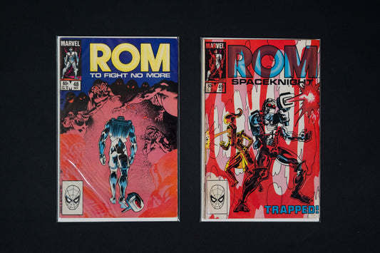 ROM Spaceknight, #48 & 49, Marvel Comics, 1983
