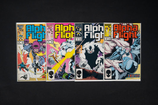 Alpha Flight, #43 44 45 & 46, Marvel Comics, 1987