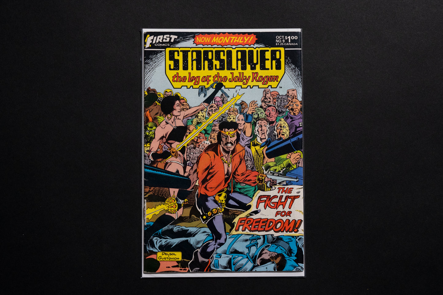 Starslayer, The log of the Jolly Roger, #7-#9 run (7 8 9), First Comics, 1983