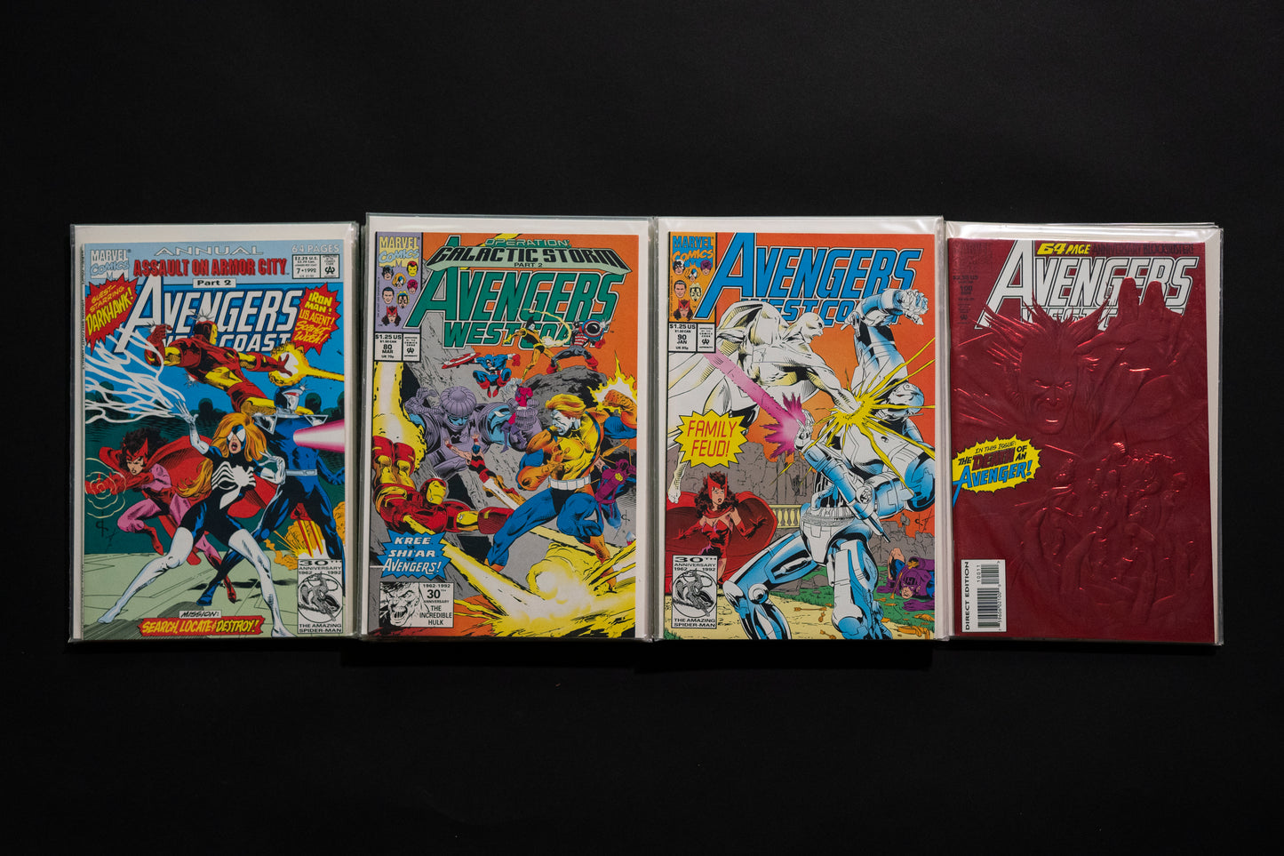 Avengers West Coast, #79-#102 plus Annuals #7 & 8, Marvel Comics, 1992-1994