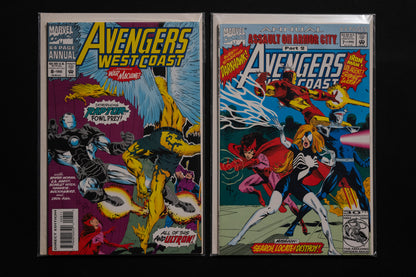 Avengers West Coast, #79-#102 plus Annuals #7 & 8, Marvel Comics, 1992-1994