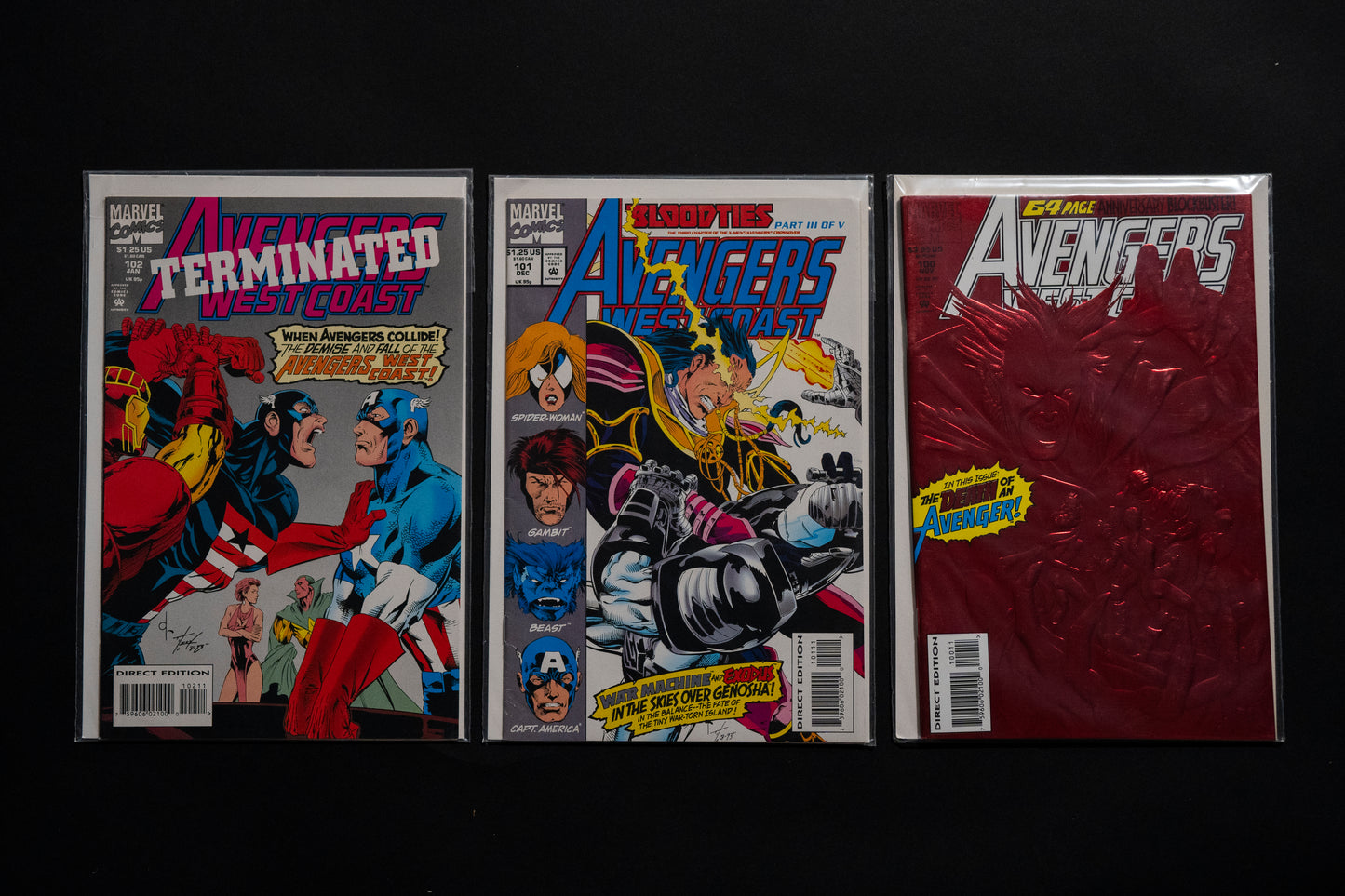 Avengers West Coast, #79-#102 plus Annuals #7 & 8, Marvel Comics, 1992-1994