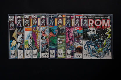 ROM, Space Knight, Complete series (1-75) plus Annuals, Marvel Comics, 1979-1985, Bronze Age Comics