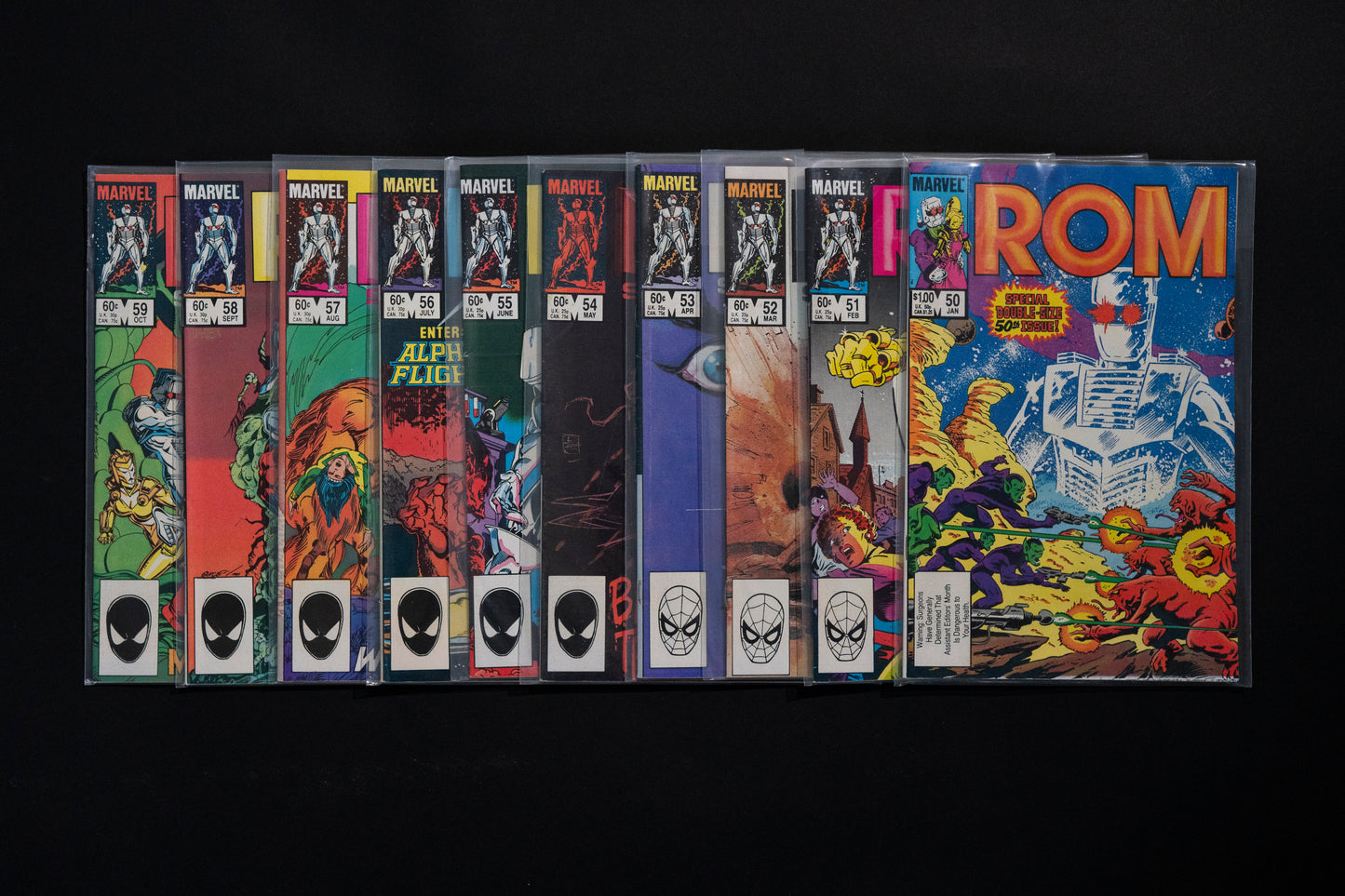 ROM, Space Knight, Complete series (1-75) plus Annuals, Marvel Comics, 1979-1985, Bronze Age Comics