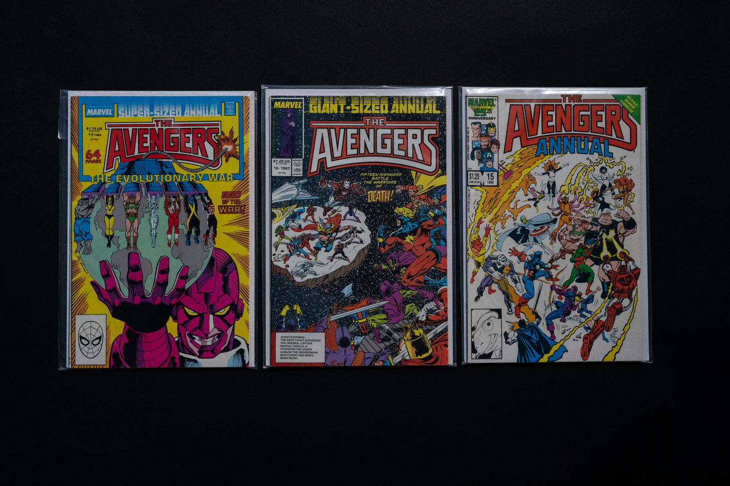 Avengers, Annuals #9-#17, Marvel Comics, 1979-1988