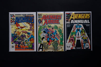 Avengers, Annuals #9-#17, Marvel Comics, 1979-1988