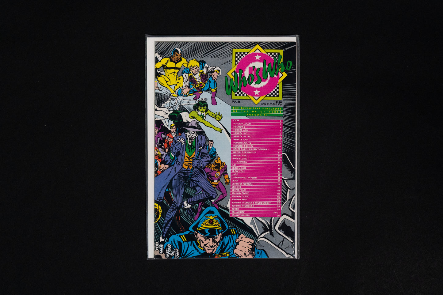 Who's Who : DC Universe Directory, #1-26 Complete set [1985-1987] PLUS Update edition [1988], DC Comics