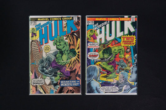 The Incredible Hulk, #195 & 196, Marvel Comics, 1976